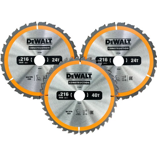 Sågklingpaket DEWALT Construction