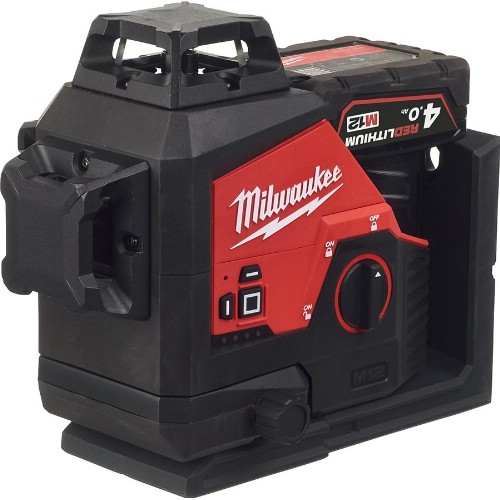 Cirkellaser MILWAUKEE M12 3PL-401C Grön 12 V