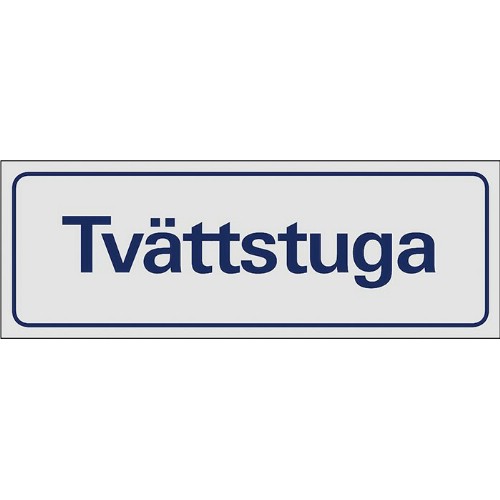 Skylt symbol tvättstuga