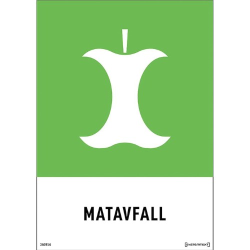 Skylt matavfall