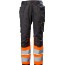 Orange/Koksgrå