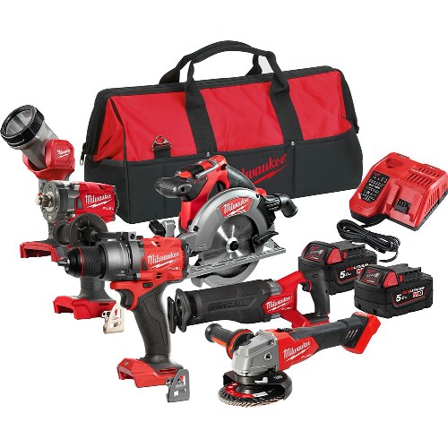 Kombipaket MILWAUKEE M18 FPP6F3-502B 18 V