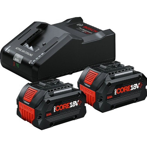Laddare- och batteripaket BOSCH ProCore+ 2x18 V 8,0 Ah Li-Ion