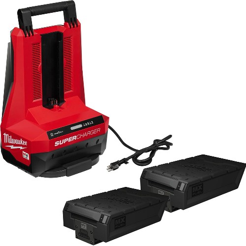 Laddare- och batteripaket MILWAUKEE 2x72 V 8,0 Ah MX Fuel RedLithium-Ion Forge