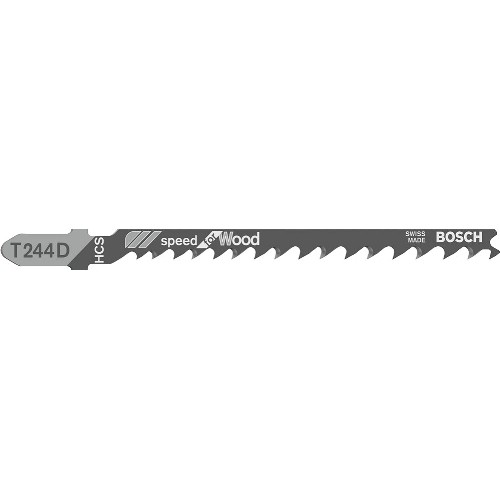 Sticksågblad BOSCH T 244 D Trä