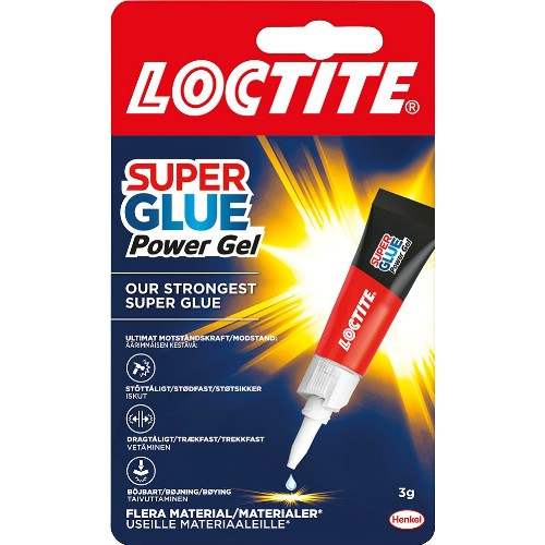 Snabblim LOCTITE Super Glue Power Gel